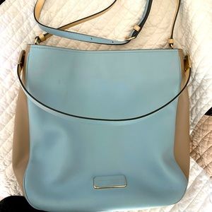 Great condition Marc Jacobs spring bag. Handle and shoulder strap. Two tone.